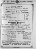 Theaterzettel (Oper und Burgtheater in Wien) 18910517 Seite: 2