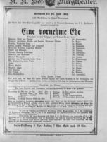 Theaterzettel (Oper und Burgtheater in Wien) 18910610 Seite: 1