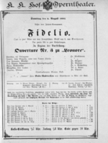 Theaterzettel (Oper und Burgtheater in Wien) 18910808 Seite: 1