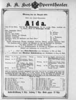 Theaterzettel (Oper und Burgtheater in Wien) 18910817 Seite: 1