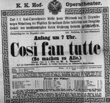 Theaterzettel (Oper und Burgtheater in Wien) 18911210 Seite: 1