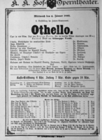 Theaterzettel (Oper und Burgtheater in Wien) 18920106 Seite: 2