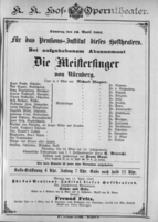 Theaterzettel (Oper und Burgtheater in Wien) 18920410 Seite: 2