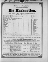 Theaterzettel (Oper und Burgtheater in Wien) 18920809 Seite: 1