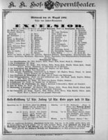 Theaterzettel (Oper und Burgtheater in Wien) 18920810 Seite: 1