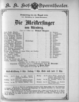Theaterzettel (Oper und Burgtheater in Wien) 18920825 Seite: 1