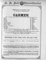 Theaterzettel (Oper und Burgtheater in Wien) 18920910 Seite: 1