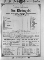 Theaterzettel (Oper und Burgtheater in Wien) 18930115 Seite: 1