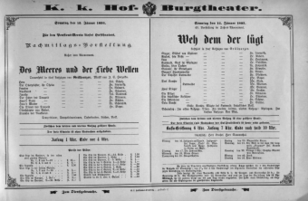 Theaterzettel (Oper und Burgtheater in Wien) 18930115 Seite: 2
