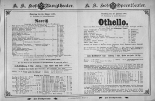 Theaterzettel (Oper und Burgtheater in Wien) 18930128 Seite: 2