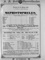 Theaterzettel (Oper und Burgtheater in Wien) 18930219 Seite: 1