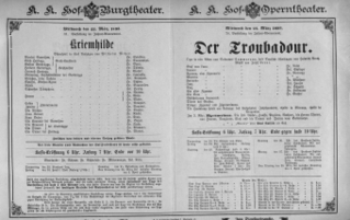 Theaterzettel (Oper und Burgtheater in Wien) 18930322 Seite: 1