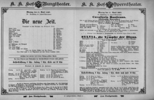 Theaterzettel (Oper und Burgtheater in Wien) 18930417 Seite: 1