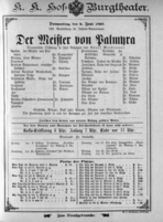 Theaterzettel (Oper und Burgtheater in Wien) 18930608 Seite: 1