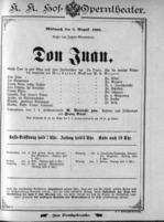 Theaterzettel (Oper und Burgtheater in Wien) 18930802 Seite: 1