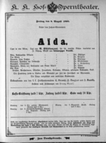 Theaterzettel (Oper und Burgtheater in Wien) 18930804 Seite: 1