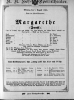 Theaterzettel (Oper und Burgtheater in Wien) 18930807 Seite: 1
