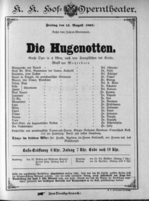 Theaterzettel (Oper und Burgtheater in Wien) 18930811 Seite: 1