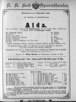 Theaterzettel (Oper und Burgtheater in Wien) 18930906 Seite: 1