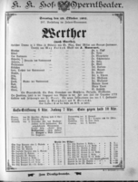 Theaterzettel (Oper und Burgtheater in Wien) 18931029 Seite: 1
