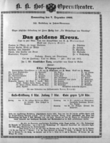 Theaterzettel (Oper und Burgtheater in Wien) 18931207 Seite: 1