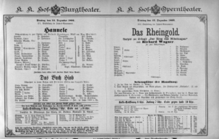 Theaterzettel (Oper und Burgtheater in Wien) 18931212 Seite: 1