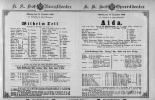 Theaterzettel (Oper und Burgtheater in Wien) 18931218 Seite: 1