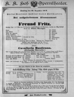 Theaterzettel (Oper und Burgtheater in Wien) 18931223 Seite: 1