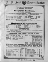 Theaterzettel (Oper und Burgtheater in Wien) 18931231 Seite: 1