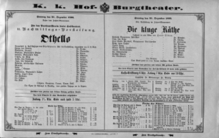 Theaterzettel (Oper und Burgtheater in Wien) 18931231 Seite: 2