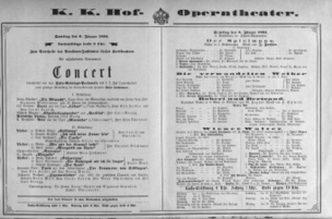 Theaterzettel (Oper und Burgtheater in Wien) 18940106 Seite: 2