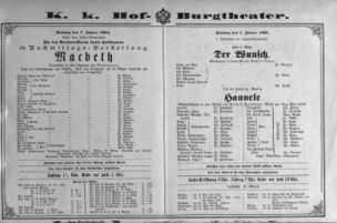 Theaterzettel (Oper und Burgtheater in Wien) 18940107 Seite: 2