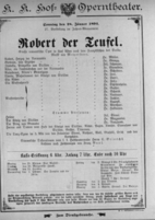 Theaterzettel (Oper und Burgtheater in Wien) 18940128 Seite: 1