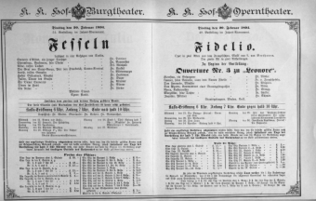 Theaterzettel (Oper und Burgtheater in Wien) 18940220 Seite: 1