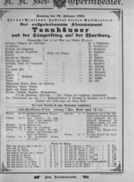 Theaterzettel (Oper und Burgtheater in Wien) 18940225 Seite: 1