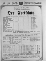 Theaterzettel (Oper und Burgtheater in Wien) 18940311 Seite: 1