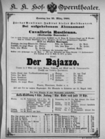 Theaterzettel (Oper und Burgtheater in Wien) 18940325 Seite: 1