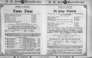 Theaterzettel (Oper und Burgtheater in Wien) 18940502 Seite: 1