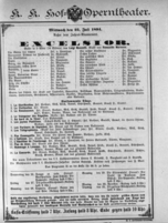 Theaterzettel (Oper und Burgtheater in Wien) 18940725 Seite: 1