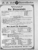 Theaterzettel (Oper und Burgtheater in Wien) 18940729 Seite: 1
