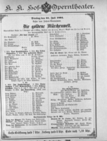 Theaterzettel (Oper und Burgtheater in Wien) 18940731 Seite: 1