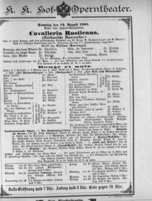 Theaterzettel (Oper und Burgtheater in Wien) 18940812 Seite: 1