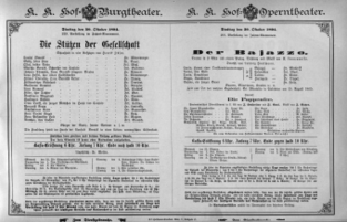 Theaterzettel (Oper und Burgtheater in Wien) 18941030 Seite: 2