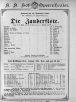 Theaterzettel (Oper und Burgtheater in Wien) 18941118 Seite: 1