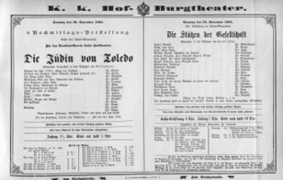 Theaterzettel (Oper und Burgtheater in Wien) 18941125 Seite: 2