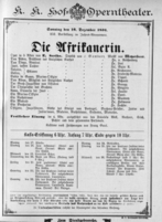 Theaterzettel (Oper und Burgtheater in Wien) 18941216 Seite: 1