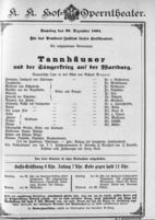 Theaterzettel (Oper und Burgtheater in Wien) 18941222 Seite: 1