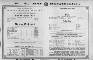 Theaterzettel (Oper und Burgtheater in Wien) 18950203 Seite: 2