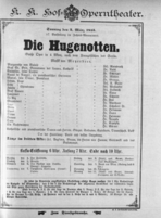 Theaterzettel (Oper und Burgtheater in Wien) 18950303 Seite: 1
