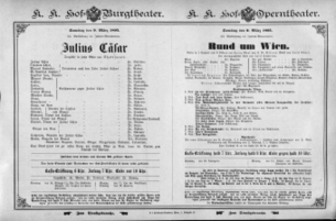 Theaterzettel (Oper und Burgtheater in Wien) 18950309 Seite: 1